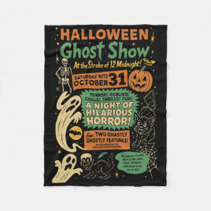 Punk Grappige Horror Spooky Halloween Ghost Show G Fleece Deken