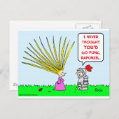 punk haar van rapunzel briefkaart (Voorkant / Achterkant)