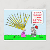 punk haar van rapunzel briefkaart (Voorkant)