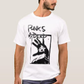 Punk handafdruk t-shirt (Voorkant)