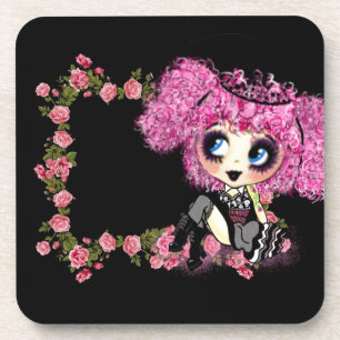 Punk Harajuku meisje zo schattig en meisjes uit ka Drankjes Onderzetter
