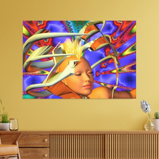 Punk Hemel Canvas Afdruk (Insitu (Woonkamer))