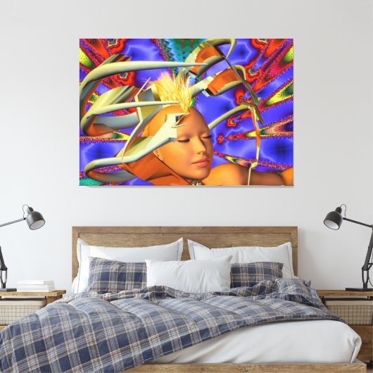 Punk Hemel Canvas Afdruk (Insitu (Slaapkamer))