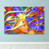 Punk hemel canvas afdruk (Insitu (Houten vloer))