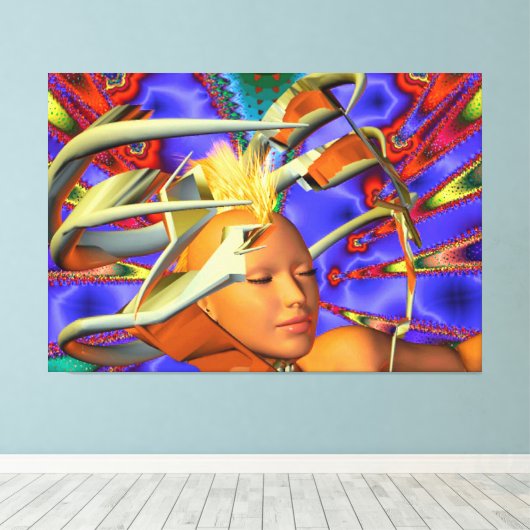 Punk Hemel Canvas Afdruk (Insitu (Houten vloer))