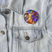 Punk hemel ronde button 5,7 cm (In situ)