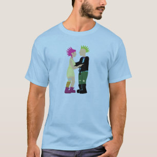 Punk huwelijk t-shirt