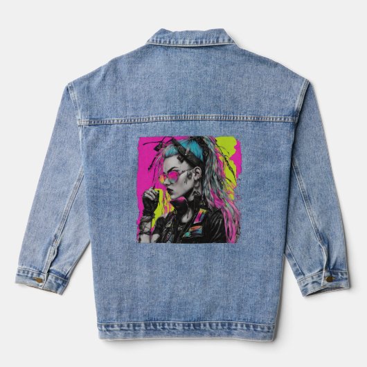 Punk Icon Denim Jacket (Achterkant)