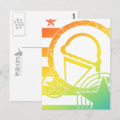 punk ijsdruppels briefkaart (Voorkant / Achterkant)