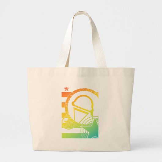 punk ijsdruppels grote tote bag (Voorkant)