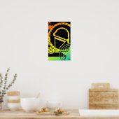 punk ijsdruppels poster (Keuken)