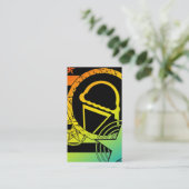 punk ijsdruppels visitekaartje (Staand voorkant)