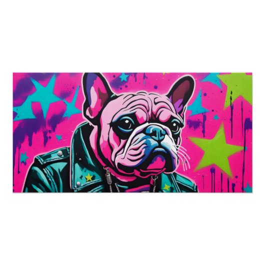 PUNK IN DE CITY-BULLDOG 2 PERFECT POSTER (Voorkant)