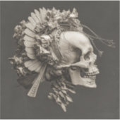 Punk in de praktijk — gotische fine kunst sticker (Voorkant)