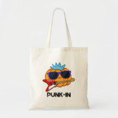 Punk-in Funny Punk Rock Pumpkin Pun Tote Bag (Voorkant)