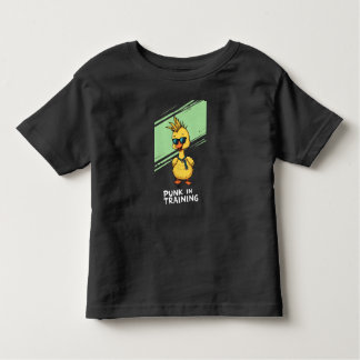 Punk in Training – Cute Punk Duck CartoonT-Shirt Kinder Shirts