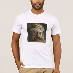 Punk in Vanitas – Gothic Skull Art T-shirt