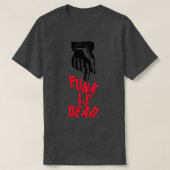 Punk is dood 1977 iconisch Afbeelding T-shirt (Design voorkant)