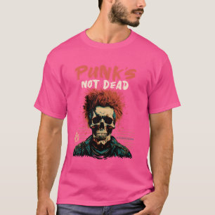 Punk is niet Dead Skull Punk Rock Muziek - Old Pun T-shirt