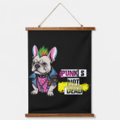 Punk is niet dood hangend wandkleed (Voorkant)