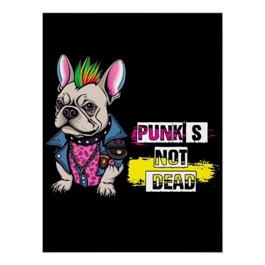 Punk is niet dood perfect poster (Voorkant)