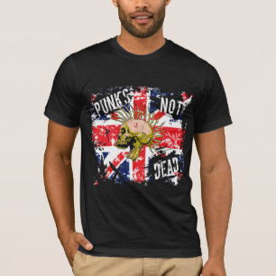 Punk is niet dood.  Punk Rock Band T-shirt