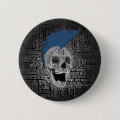 Punk is niet dood ronde button 5,7 cm (Voorkant)