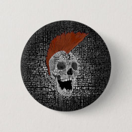 Punk is niet dood ronde button 5,7 cm