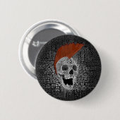 Punk is niet dood ronde button 5,7 cm (Voorkant /achterkant)