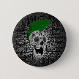 Punk is niet dood ronde button 5,7 cm
