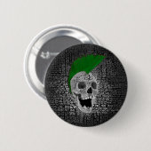 Punk is niet dood ronde button 5,7 cm (Voorkant /achterkant)