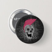 Punk is niet dood ronde button 5,7 cm (Voorkant /achterkant)