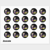 Punk is niet dood ronde sticker (Vel)