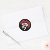 PUNK IS NIET DOOD RONDE STICKER (Envelop)