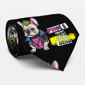 Punk is niet dood stropdas (Opgerold)