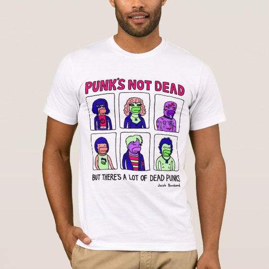 Punk is niet dood t-shirt (Voorkant)