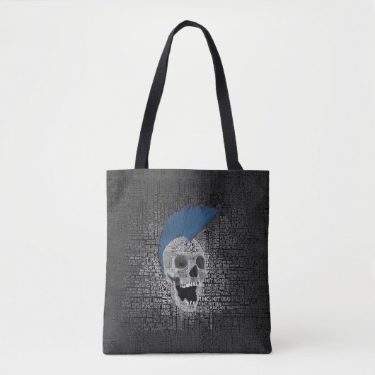 Punk is niet dood tote bag (Voorkant)