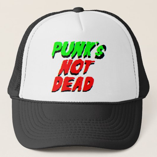Punk is niet dood trucker pet (Voorkant)