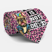 Punk is not dead Frenchie editie Stropdas (Opgerold)