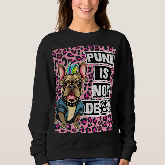 Punk is not dead Frenchie editie Trui (Voorkant)