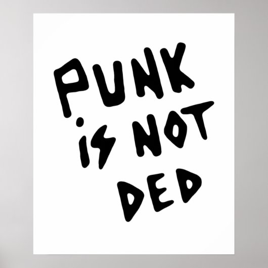 Punk is not ded Persepolis Poster (Voorkant)
