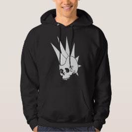 Punk Jawless Skull versie 2 Hoodie
