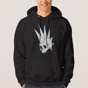 Punk Jawless Skull versie 2 Hoodie
