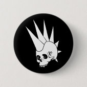  Punk Jawless Skull versie 2 Ronde Button 5,7 Cm (Voorkant)