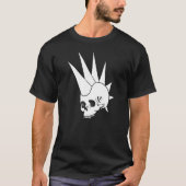  Punk Jawless Skull versie 2 T-shirt (Voorkant)