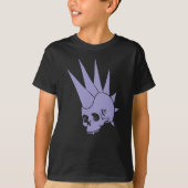  Punk Jawless Skull versie 2 T-shirt (Voorkant)