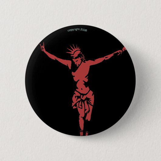 Punk Jezus Button (Voorkant)