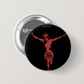Punk Jezus Button (Voorkant /achterkant)