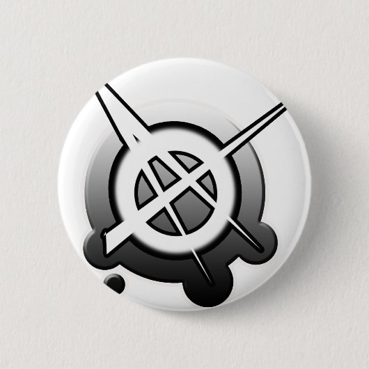 punk jongens: ANARCHY PUNK ROCK muziek Ronde Button 5,7 Cm (Voorkant)