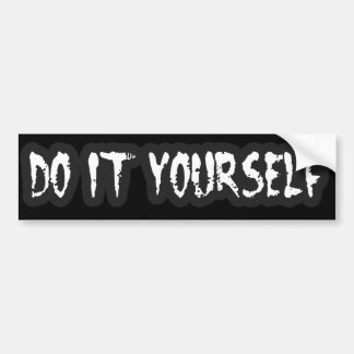 punk jongens, dames DIY PUNK ROCK muziek Bumpersticker